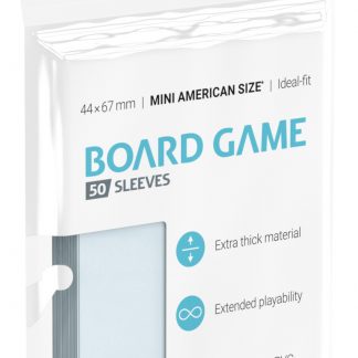 ULTIMATE GUARD Premium '7 Wonders' Board Game Card Sleeves Clear 67 x 103mm  80ct