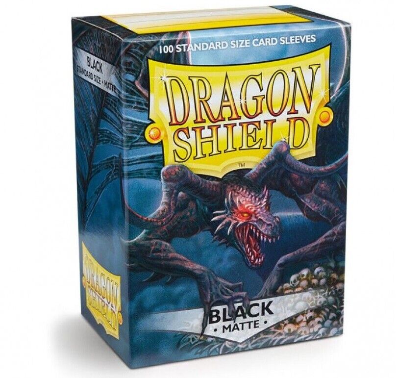 Dragon Shield Matte Clear 100 Deck Protective Sleeves in Box, Standard Size  for Magic he Gathering (66x91mm)